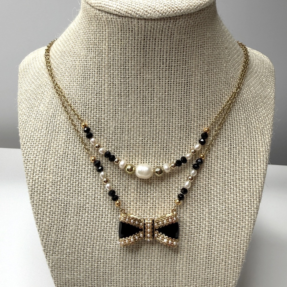 Handmade Bow Necklace